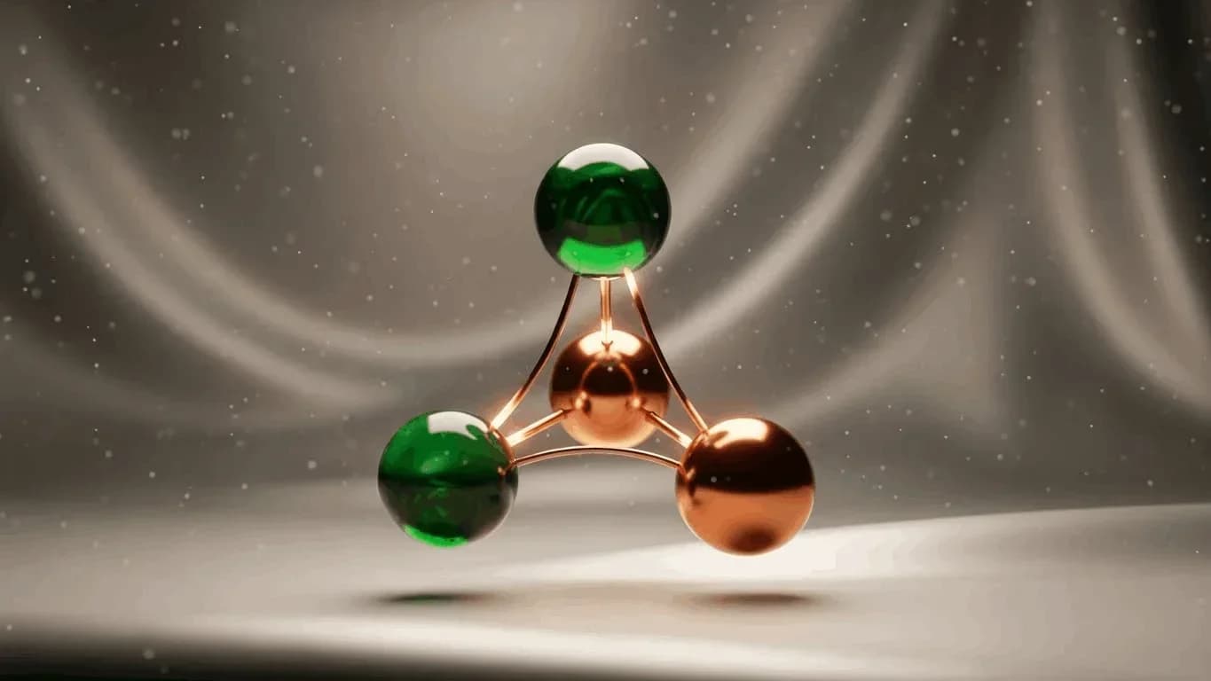 Estructura molecular triangular
